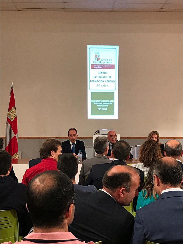 Arranca en Avila el primer curso de FP Dual en Agricultura.