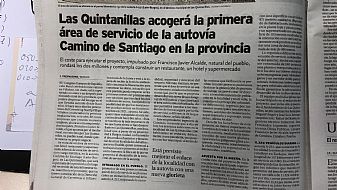 Las Quintanillas primera área de Servicio